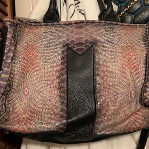 Aimee Kestenberg Colorful Animal Print Leather Bag